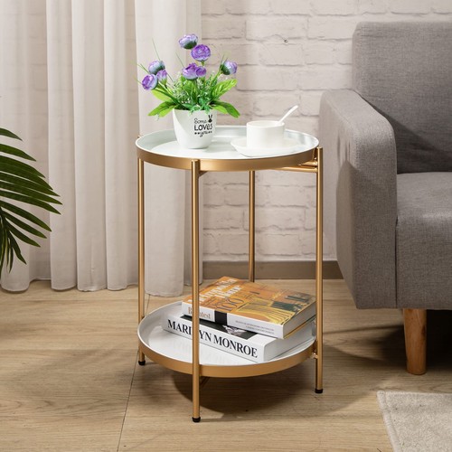Round side table living - living, room
