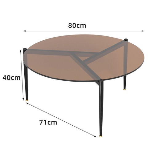 Shatterproof round coffee - round,