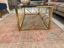 Gold Coffee Table Rectangle