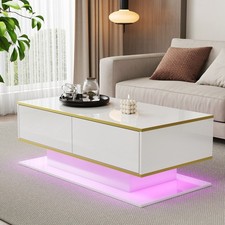 LED Coffee Table w/ Storage