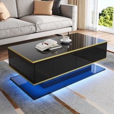 Coffee Table Storage Modern w/