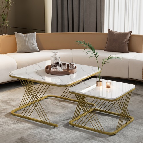 Square nesting coffee table - square,