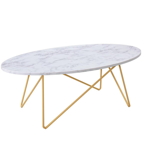 Coffee table oval - coffee,