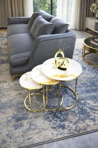 Modern nesting coffee tables - coffee,