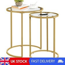 Gold Nesting Side Tables -