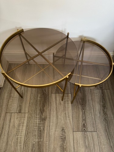Coffee table set gold - table,