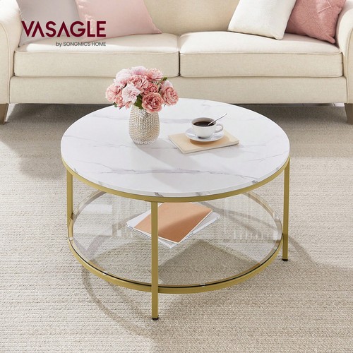 Round coffee table - round,