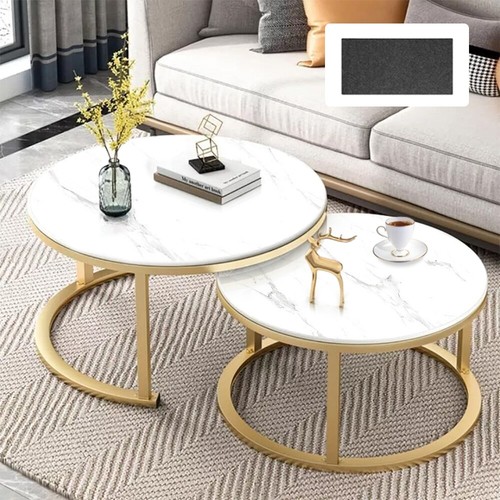 Round coffee table - table, of