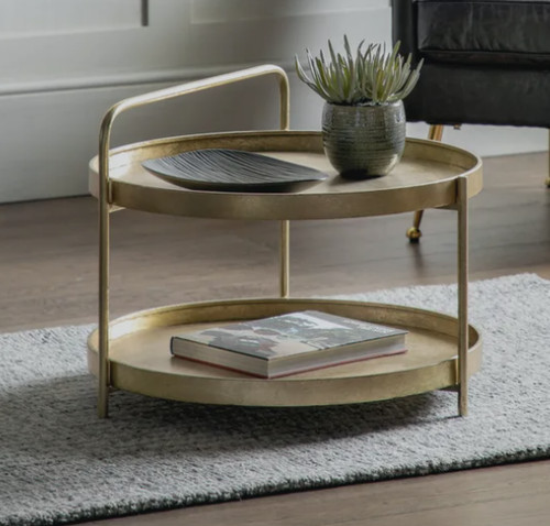 Very coffee table gold - table,