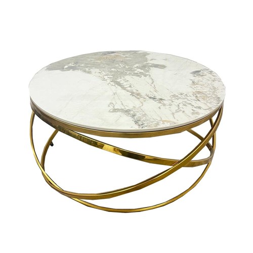 Luxury spiro gold coffee table - luxury,