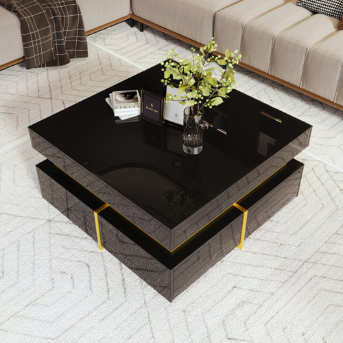 Coffee table high gloss - coffee, high-gloss